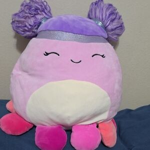Squishmallows Pink & Purple Octopus Plush with Cream Belly